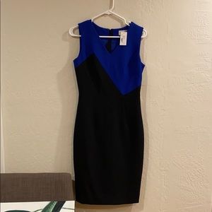 Milly NWT Blue & Black Dress